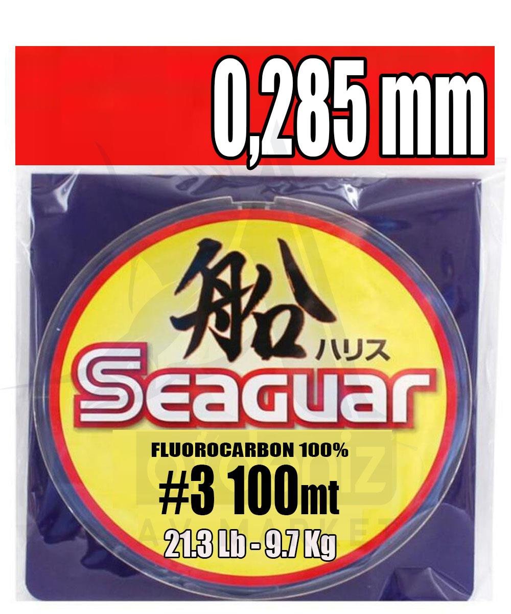 Seaguar Fune Harisu %100 Fluoro Carbon Shock Leader Misina 0.28 mm 100 mtSEAGUAR