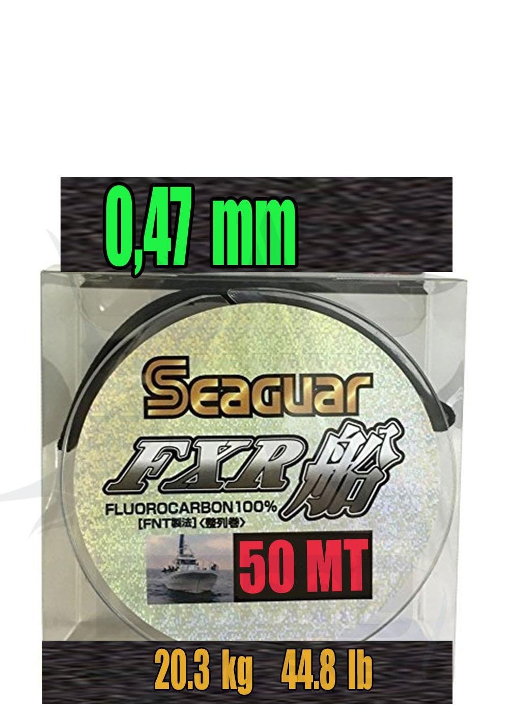 SEAGUAR FXR FC Fluorocarbon Shock Leader 0.47 mm 50 mtSEAGUAR