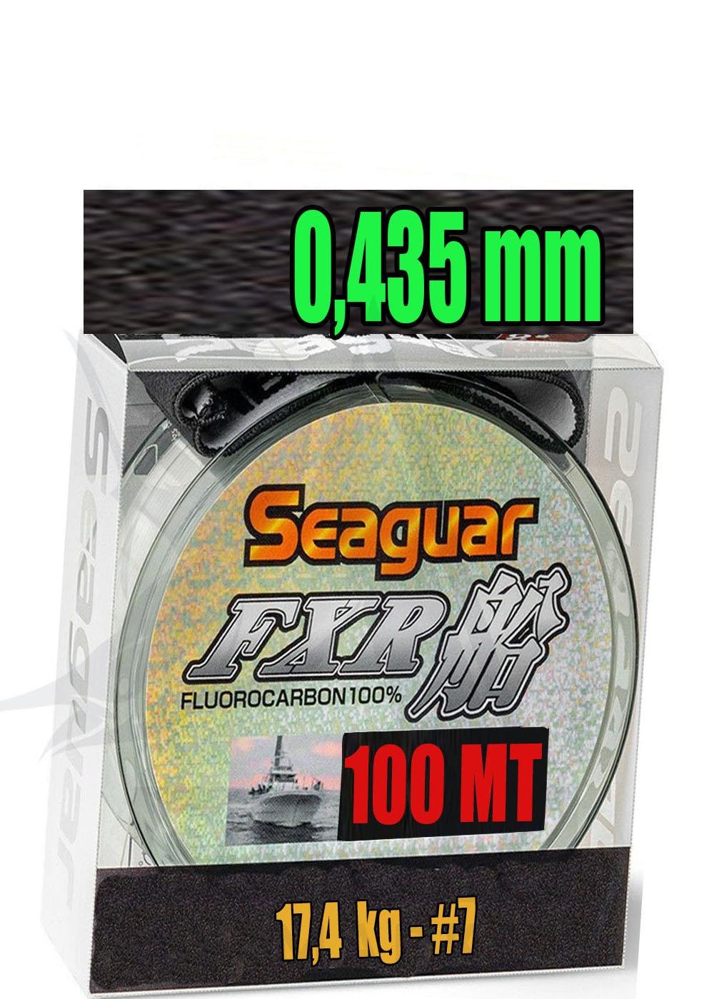Seaguar FXR Fune %100 Fluoro Carbon Shock Leader Misina 0.435 mm 100 mtSEAGUAR