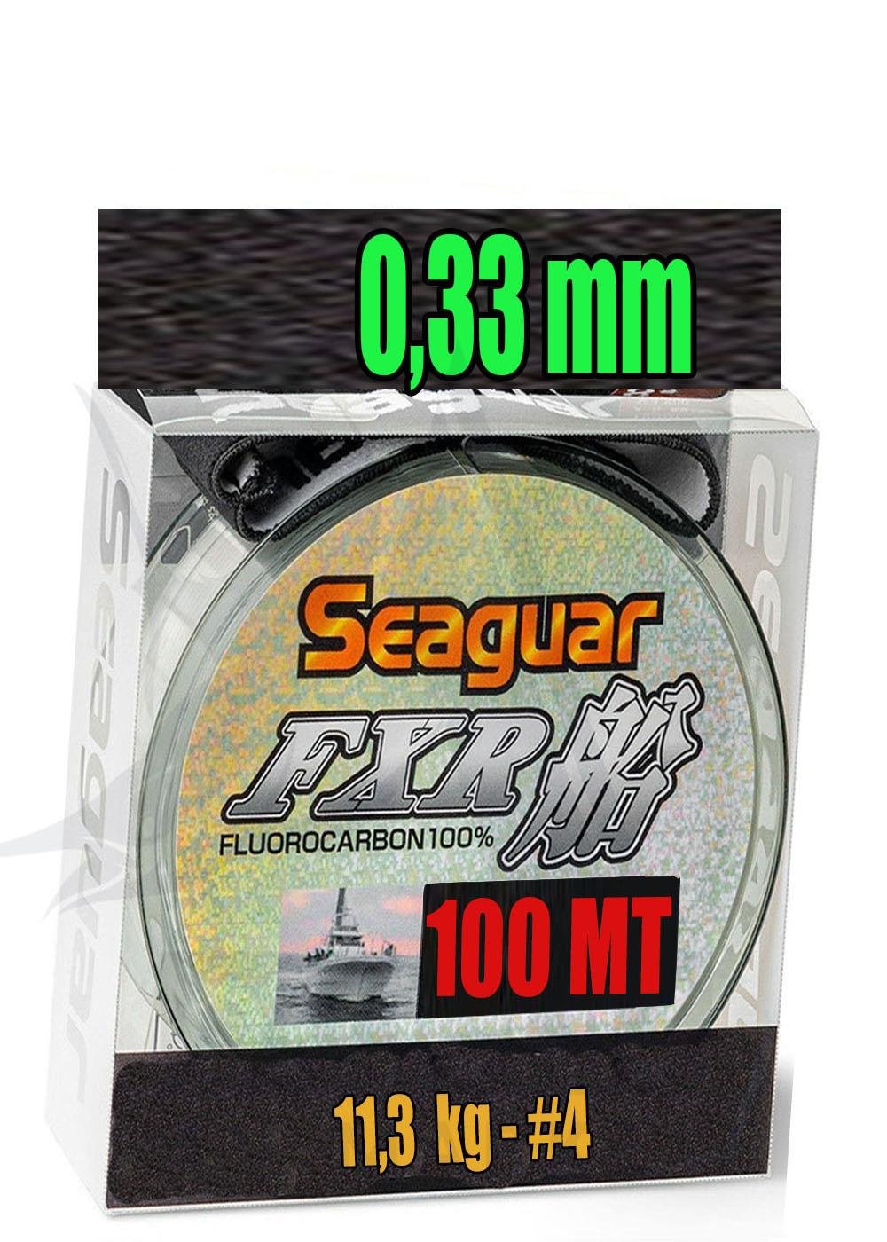 Seaguar FXR Fune %100 Fluoro Carbon Shock Leader Misina 0.33 mm 100 mtSEAGUAR