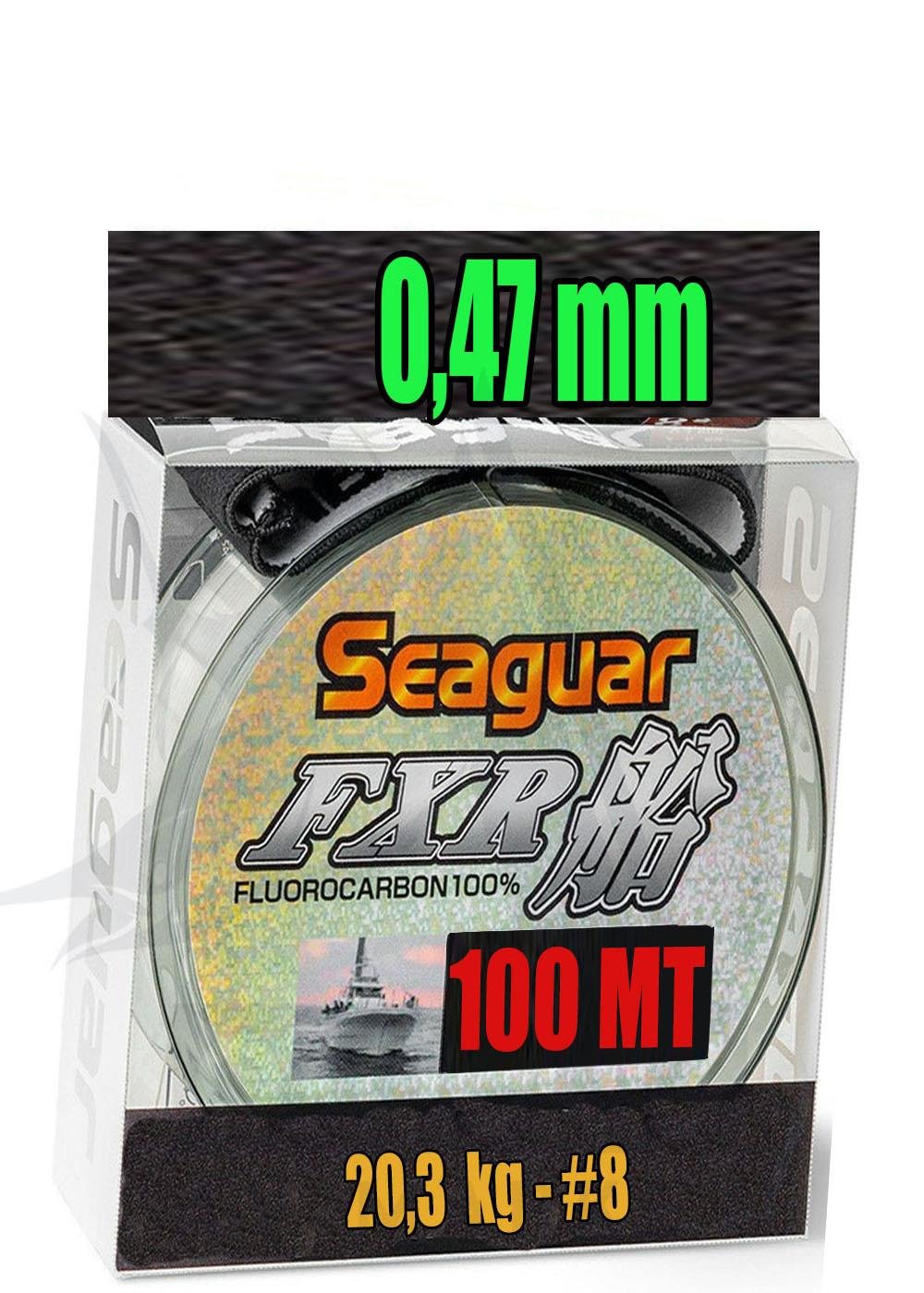 Seaguar FXR Fune %100 Fluoro Carbon Shock Leader Misina 0.47 mm 100 mtSEAGUAR