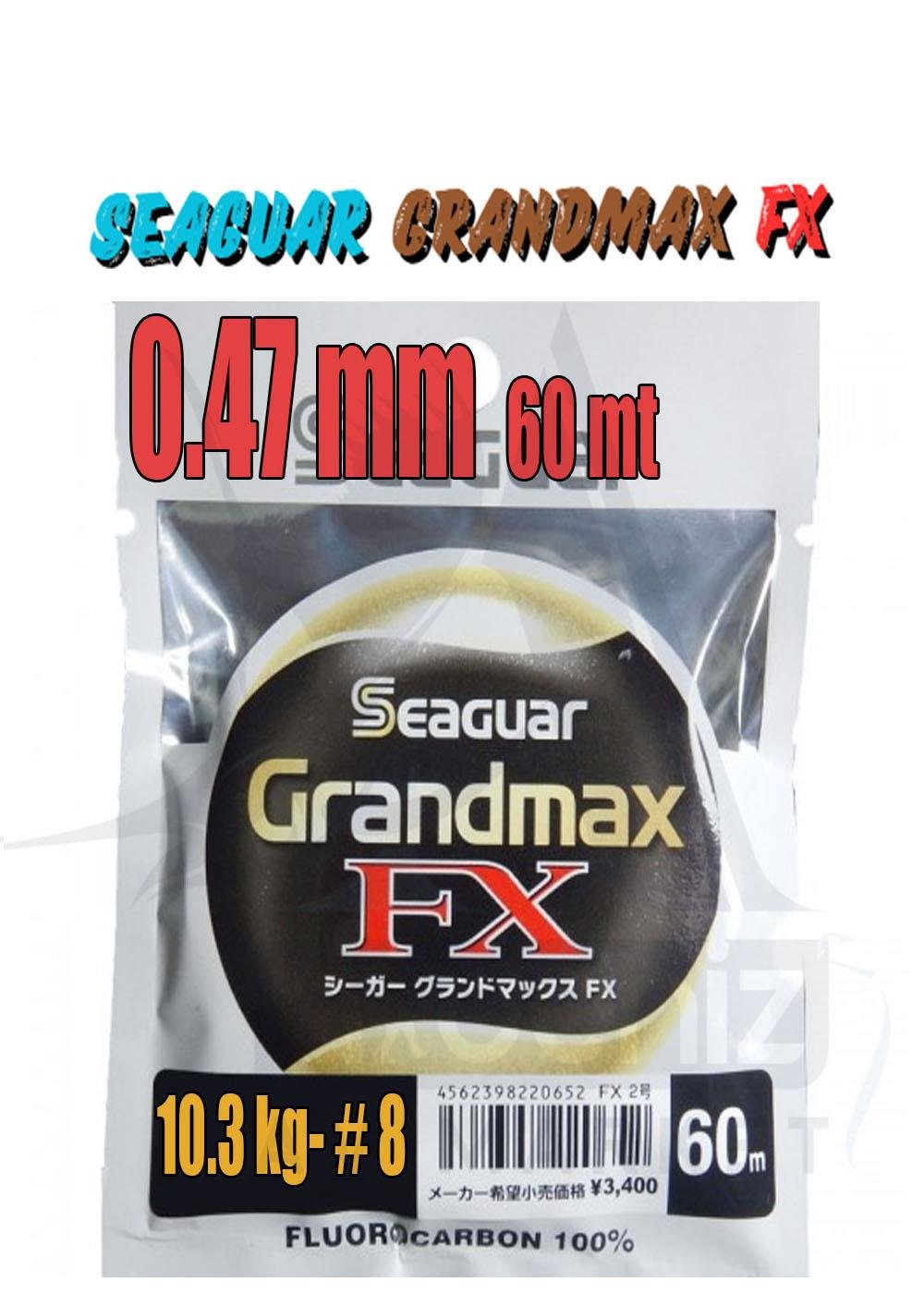 Seaguar Grandmax FX SOFT %100 Fluoro Carbon Shock Leader Misina 0.47 mm 60 mtSEAGUAR