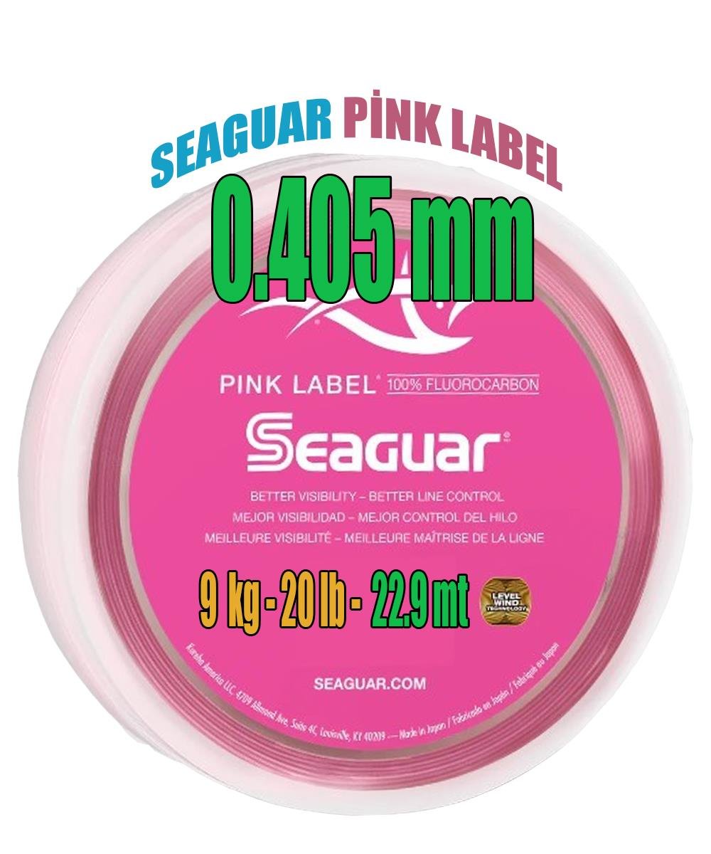 Seaguar Pink Label %100 Fluoro Carbon Shock Leader Misina 0.405 mm 22.9 mtSEAGUAR