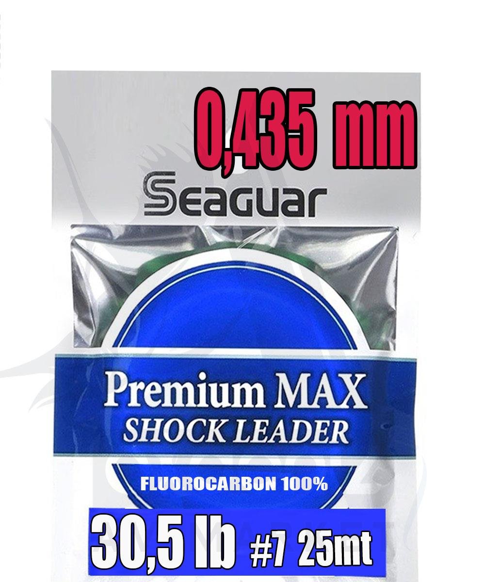Seaguar Premium Max %100 FC Fluoro Carbon Shock Leader Misina 0.43 mm 25 mtSEAGUAR