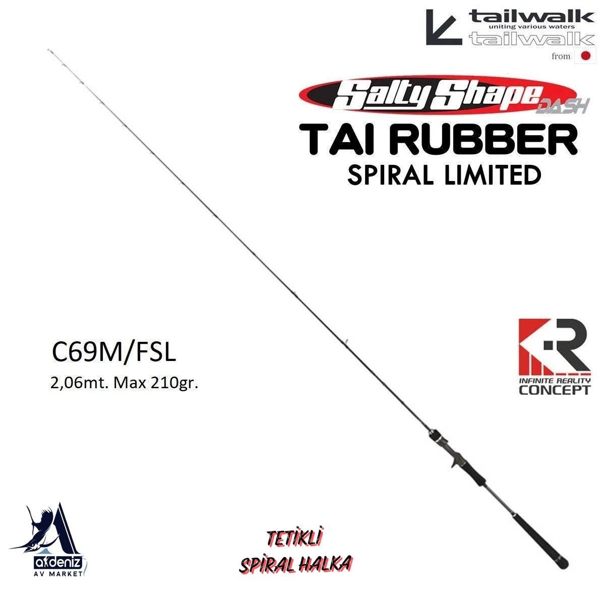 TAİLWALK  Tai Game 2.06 mt Max 210 gr 2P Tai Rubber Kamış (Tetikli)TAİLWALK