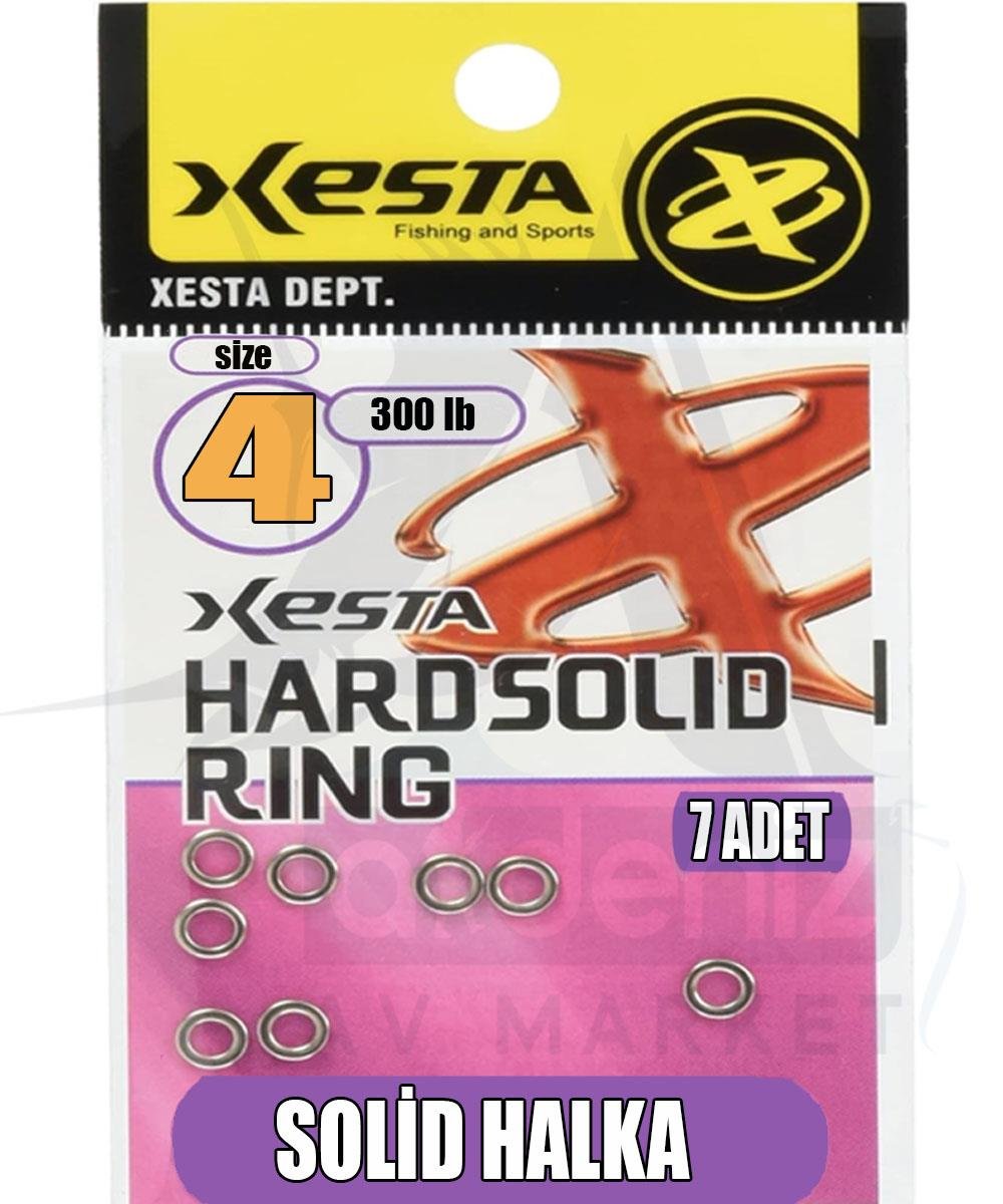 XESTA Hard Solid Ring (Kapalı Halka) 300 lb-136 Kg (7 Adet) Size:4XESTA