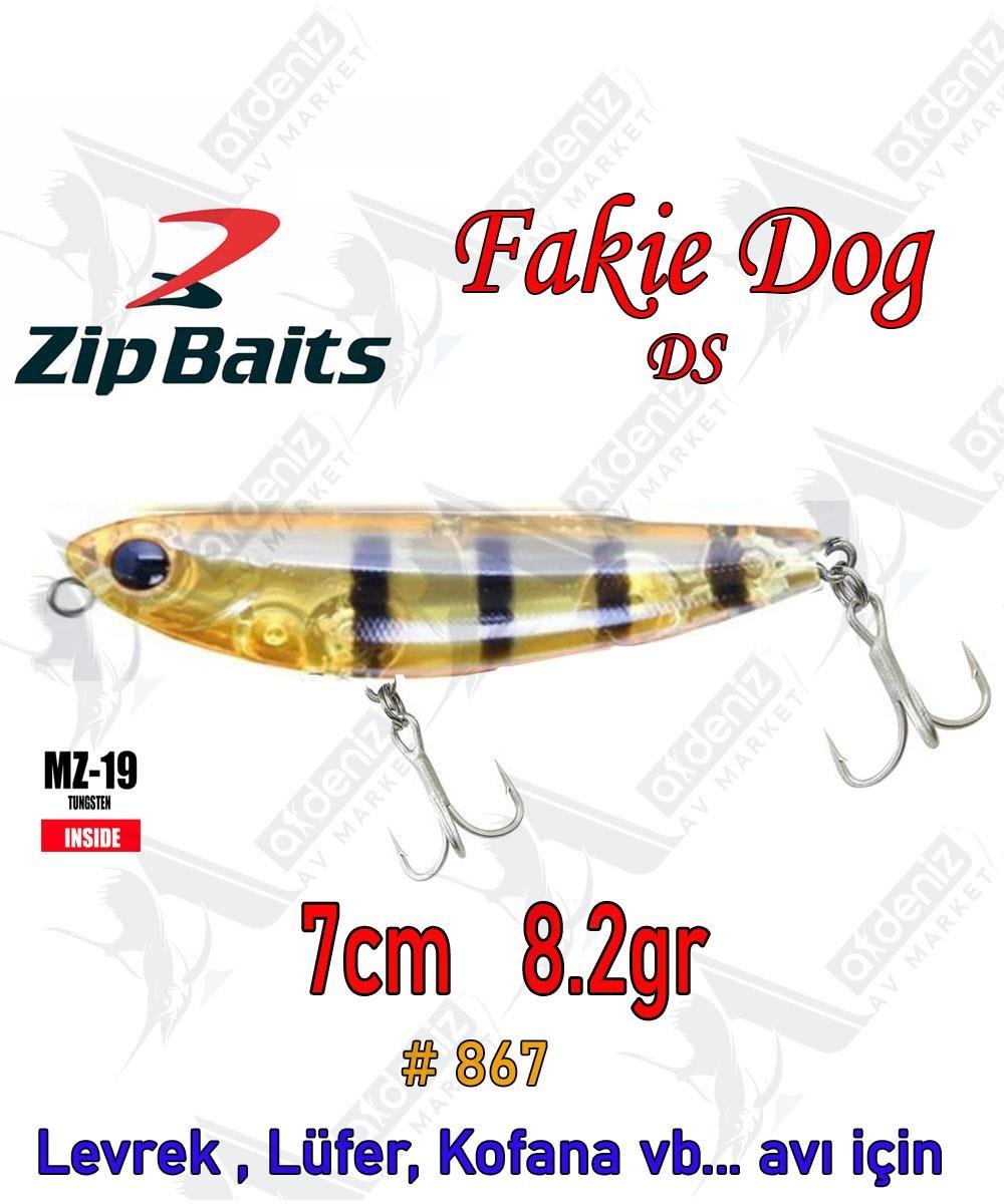 Zipbaits Fakie Dog 70mm 8.2gr Su Üstü WTD Maket Balık Color:867ZİPBAİTS