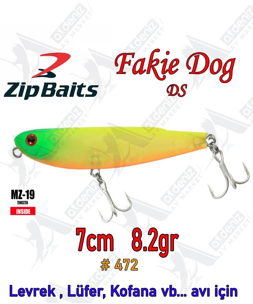 Zipbaits Fakie Dog 70mm 8.2gr Su Üstü WTD Maket Balık Color:472ZİPBAİTS