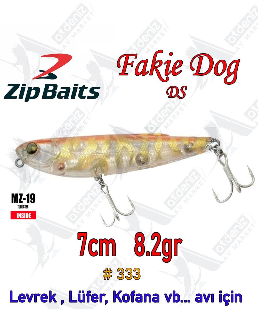 Zipbaits Fakie Dog 70mm 8.2gr Su Üstü WTD Maket Balık Color:333ZİPBAİTS