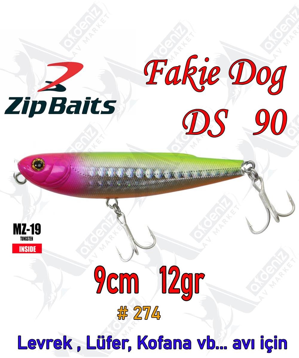Zipbaits Fakie Dog 90mm 12gr Su Üstü WTD Maket Balık Color:274ZİPBAİTS
