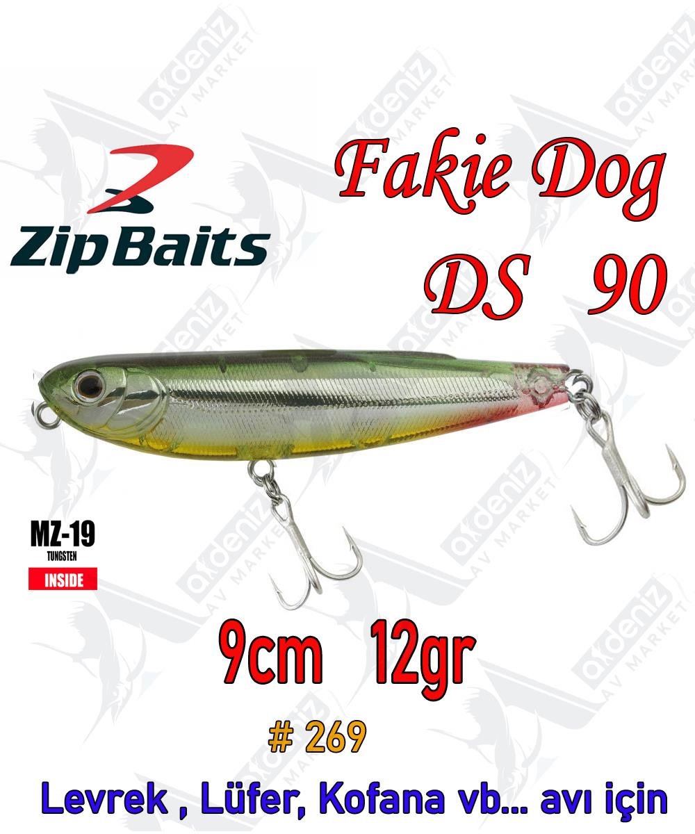 Zipbaits Fakie Dog 90mm 12gr Su Üstü WTD Maket Balık Color:269ZİPBAİTS