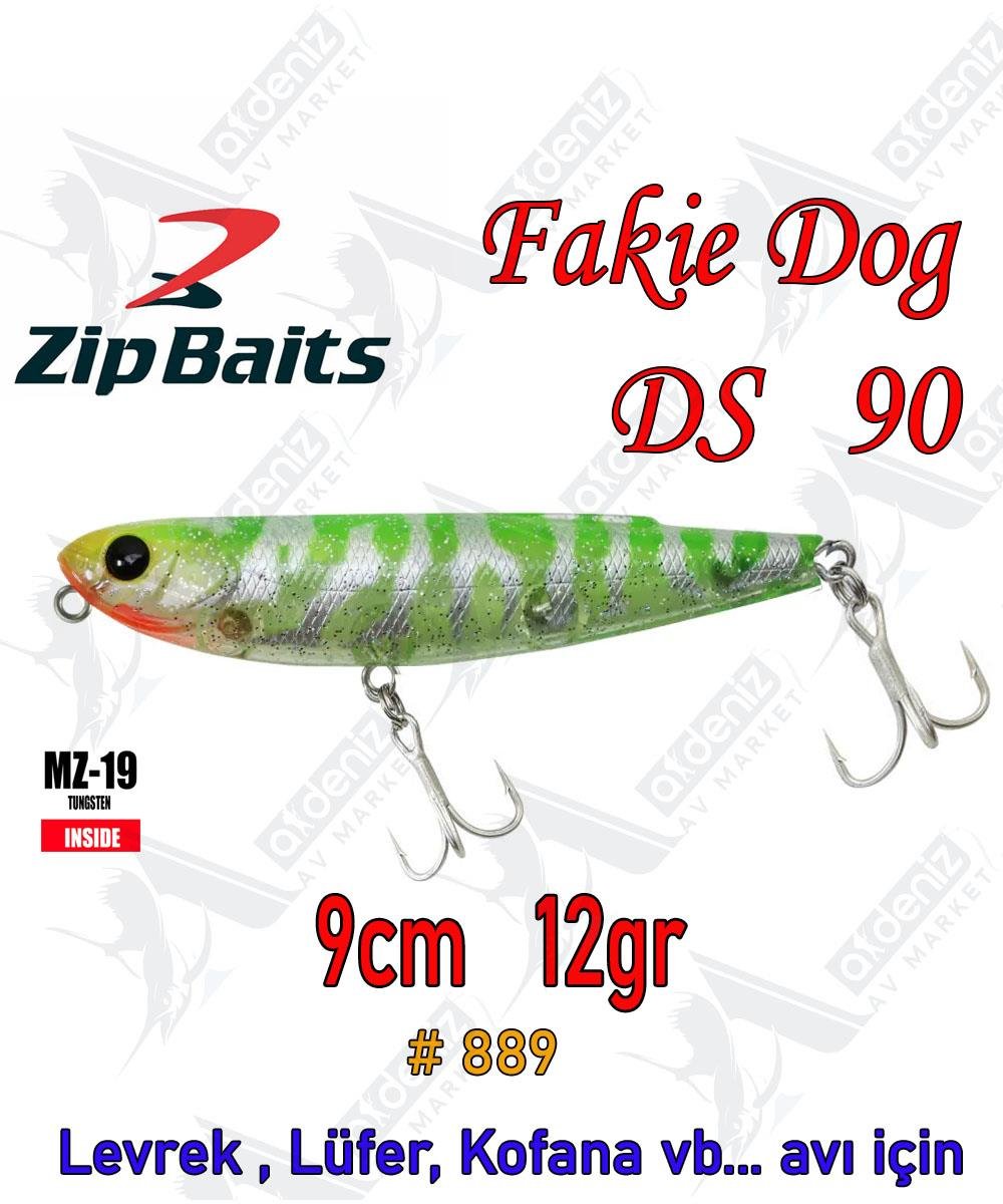 Zipbaits Fakie Dog 90mm 12gr Su Üstü WTD Maket Balık Color:889ZİPBAİTS