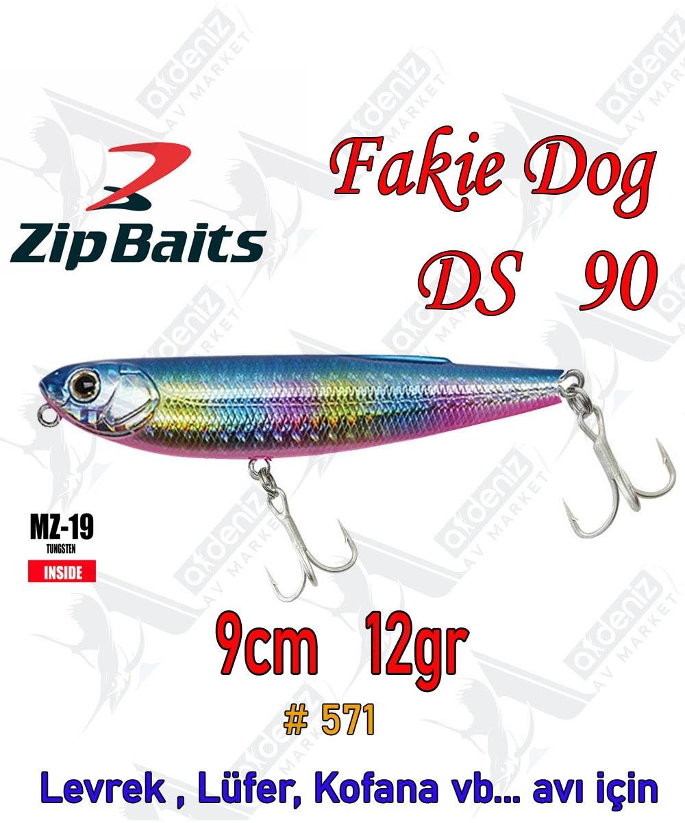 Zipbaits Fakie Dog 90mm 12gr Su Üstü WTD Maket Balık Color:571ZİPBAİTS