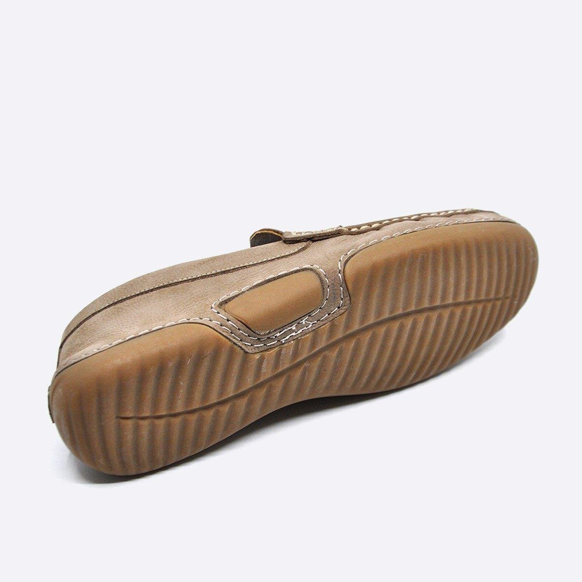 Fosco Nubuk Deri Loafer Günlük Ayakkabı Kum 9844 117