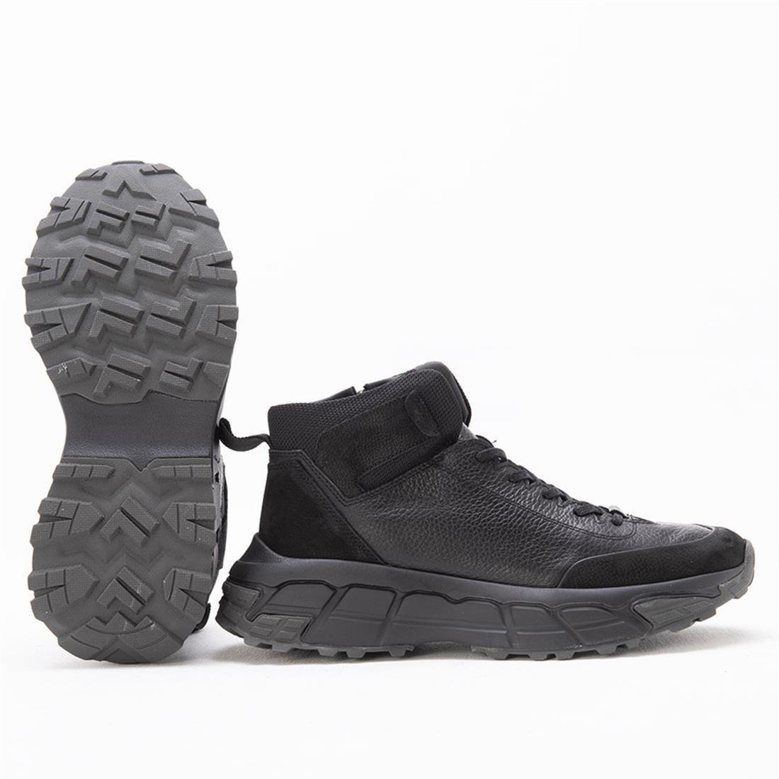 Gusse Connell Erkek Mid High Hakiki Deri Sneaker Bot 18150
