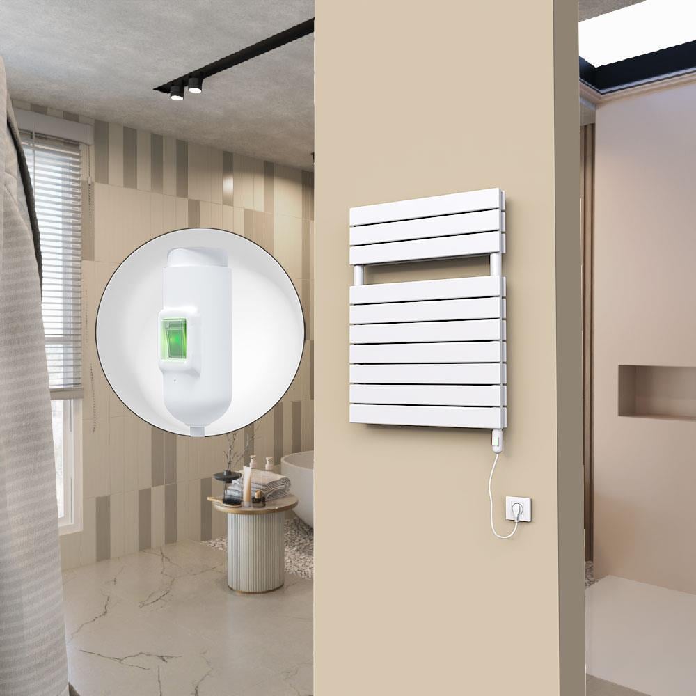 20H Elektrikli Havlupan 600x810 Beyaz (On/Off Düğmeli) 900 W