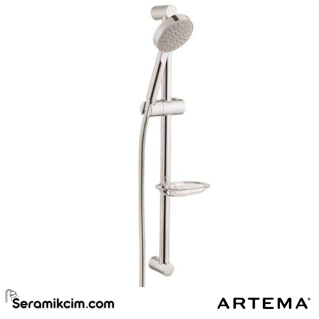 Artema Master 1F Sürgülü El Duşu Takımı Krom A45693 - A45693