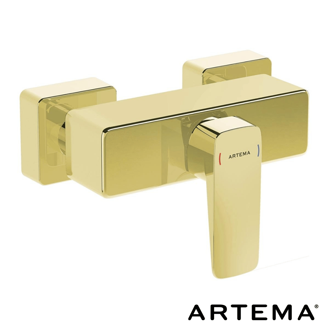Artema Root Square Duş Bataryası Altın A4276123