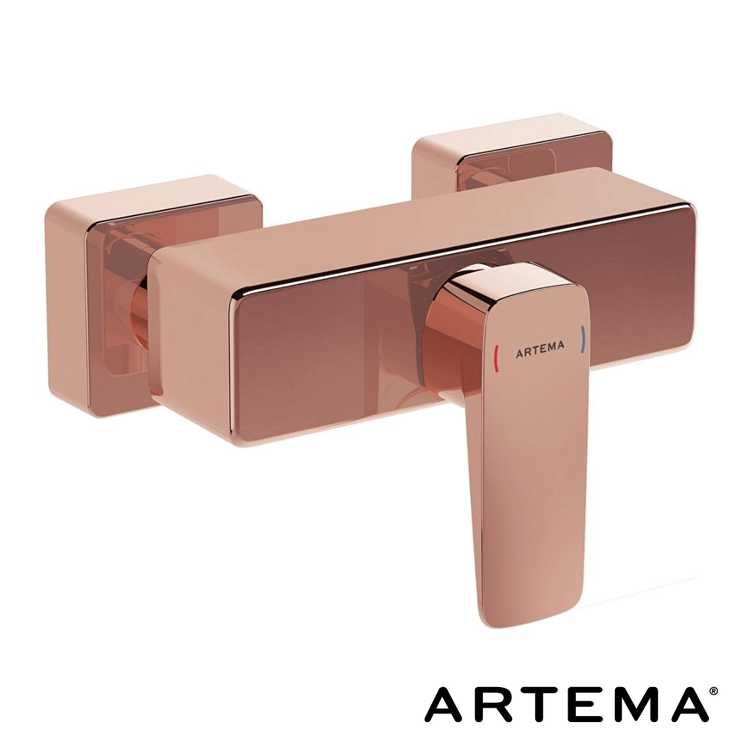 Artema Root Square Duş Bataryası Bakır A4276126