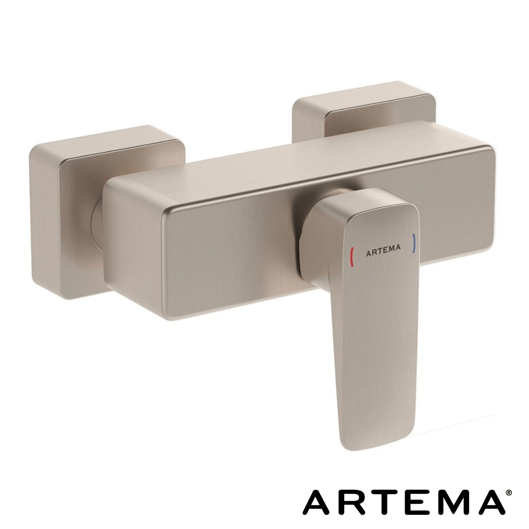 Artema Root Square Duş Bataryası Fırçalı Nikel A4276134