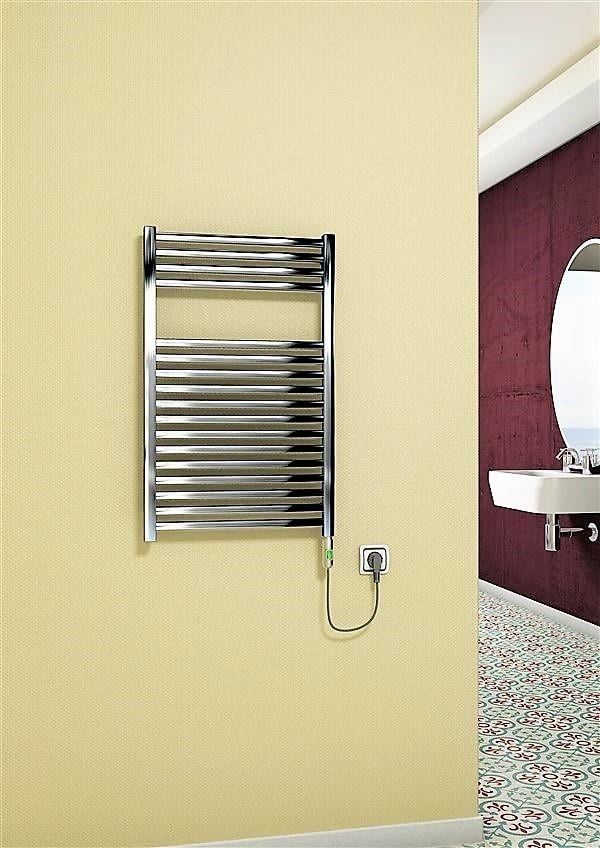 Barbados Elektrikli Havlupan 300 Watt 500x800 Krom (On/Off Düğmeli)