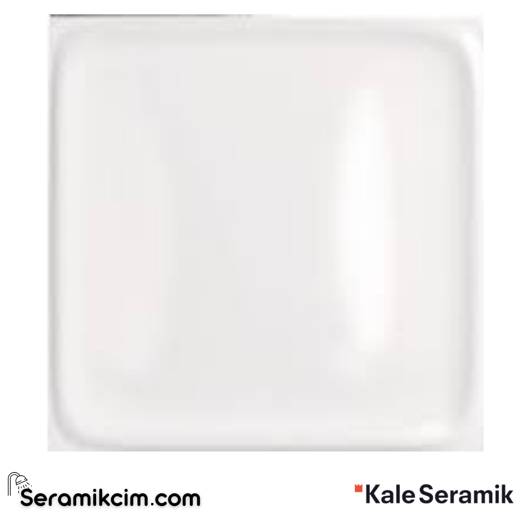 Çanakkale Seramik Ct-5002 Crocodile Mat  Beyaz 17,5X17,5 - 310101300393