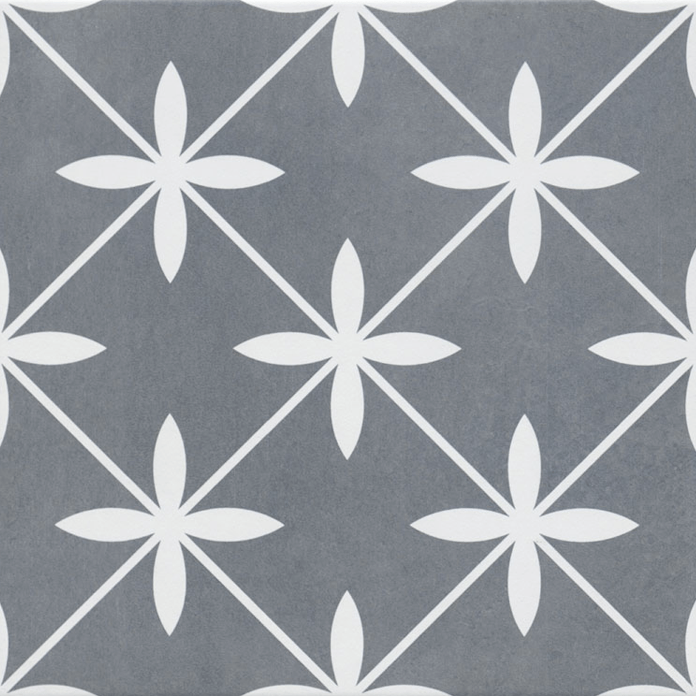 Çanakkale Seramik Gs-D4879 Ornament Multi Koyu Gri 33X33 - 310100904579