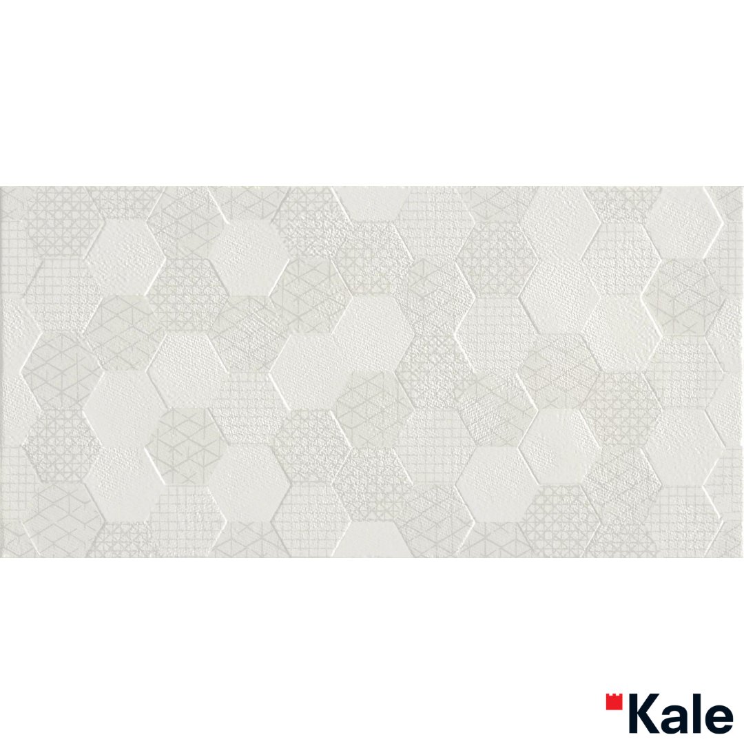 Çanakkale Seramik RM-8297 Grafen Hexagon Beyaz 30x60