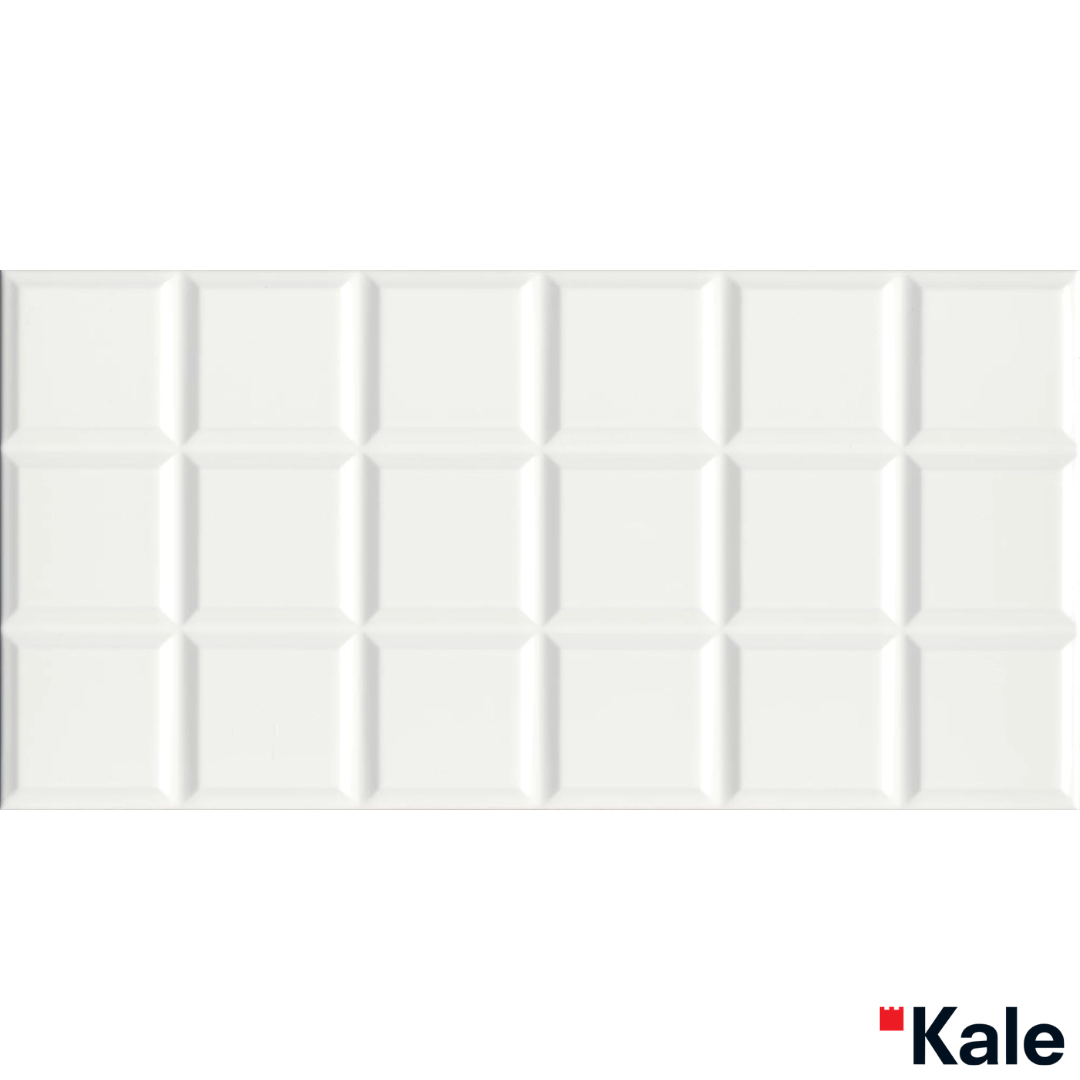 Çanakkale Seramik RP-8283 Millennium Kare 10x10 Mat Beyaz 30x60