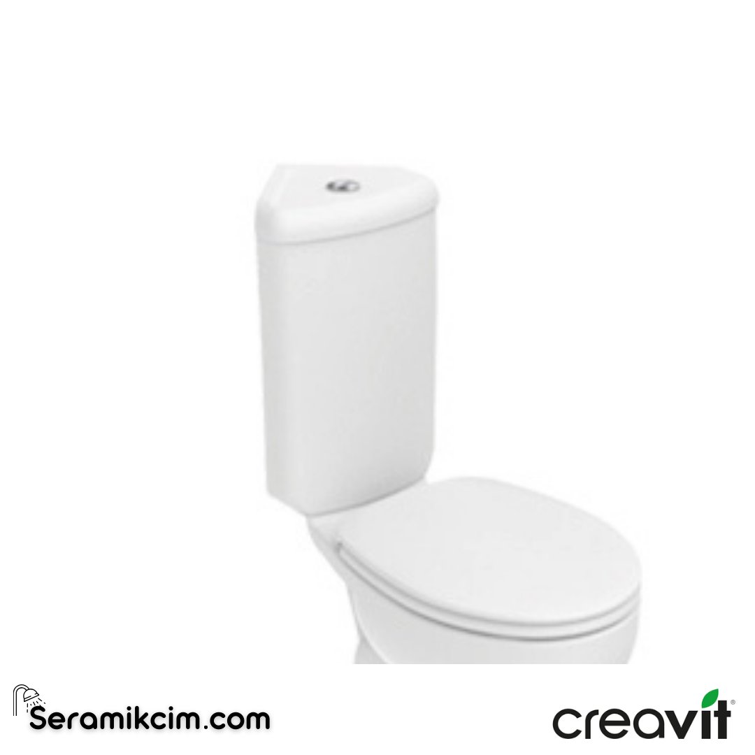 Creavit Sedef Dar Rezervuar(SD318 Uy)Extra Beyaz SD420-00CB00E-0000 - SD420-00CB00E-0000