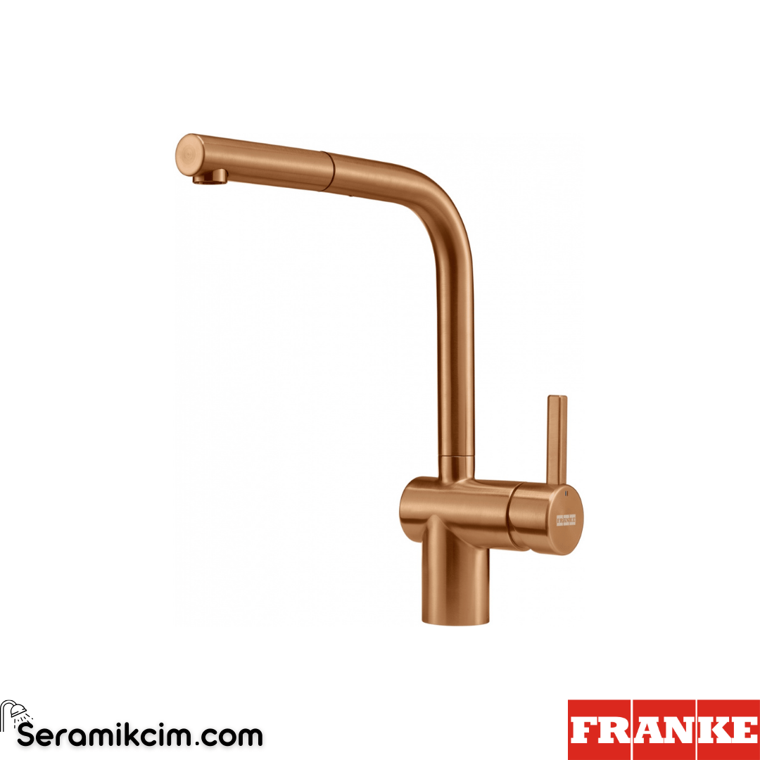 Franke Atlas Neo Doccia Spiralli Mutfak Armatürü Bakır 115.0628.208