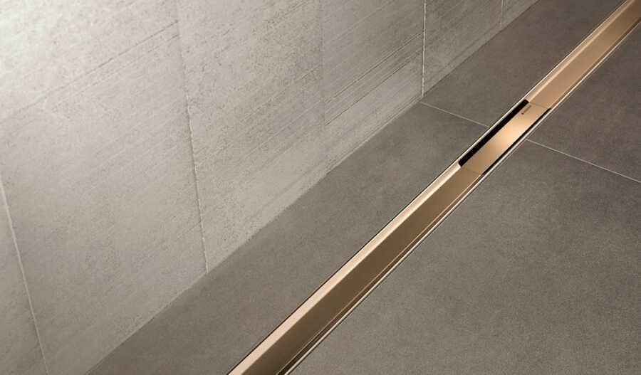 Geberit CleanLine80 Duş Kanalı, 30-90 cm Paslanmaz Çelik / Şampanya - 154.440.39.1