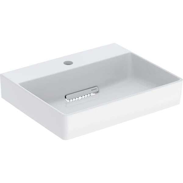 Geberit ONE çanak lavabo, CleanDrain, 50x40 cm, batarya delikli, KeraTect® - 505.024.00.1