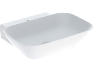 Geberit ONE çanak lavabo, dikey çıkışlı, 50x42.5 cm, batarya delikli, KeraTect - 505.041.01.6