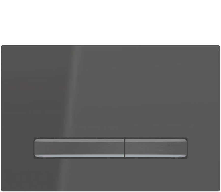 Geberit Sigma50 Kumanda Paneli Çift Basmalı Siyah / Siyah Krom - 115.671.DW.2