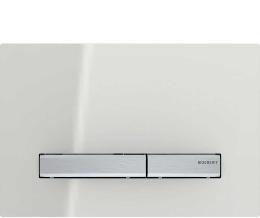 Geberit Sigma50 Kumanda Paneli Çift Basmalı Kum Grisi Cam / Krom - 115.788.JL.2