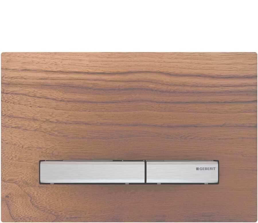 Geberit Sigma50 Kumanda Paneli Çift Basmalı Ahşap / Krom - 115.788.JX.2