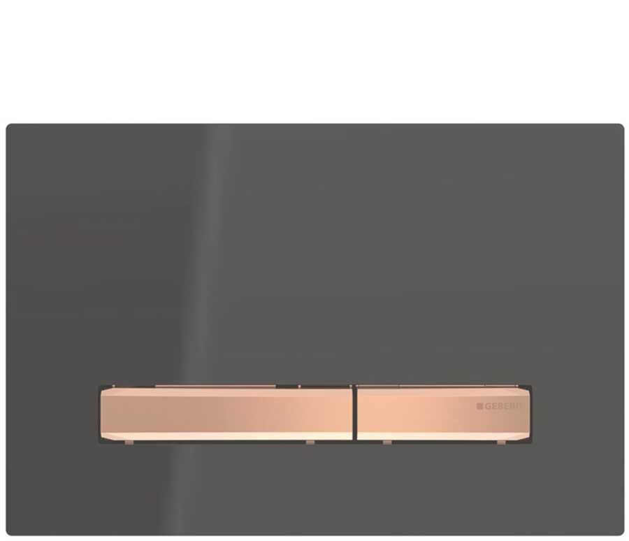 Geberit Sigma50 Kumanda Paneli Çift Basmalı Siyah / Bronz - 115.670.DW.2