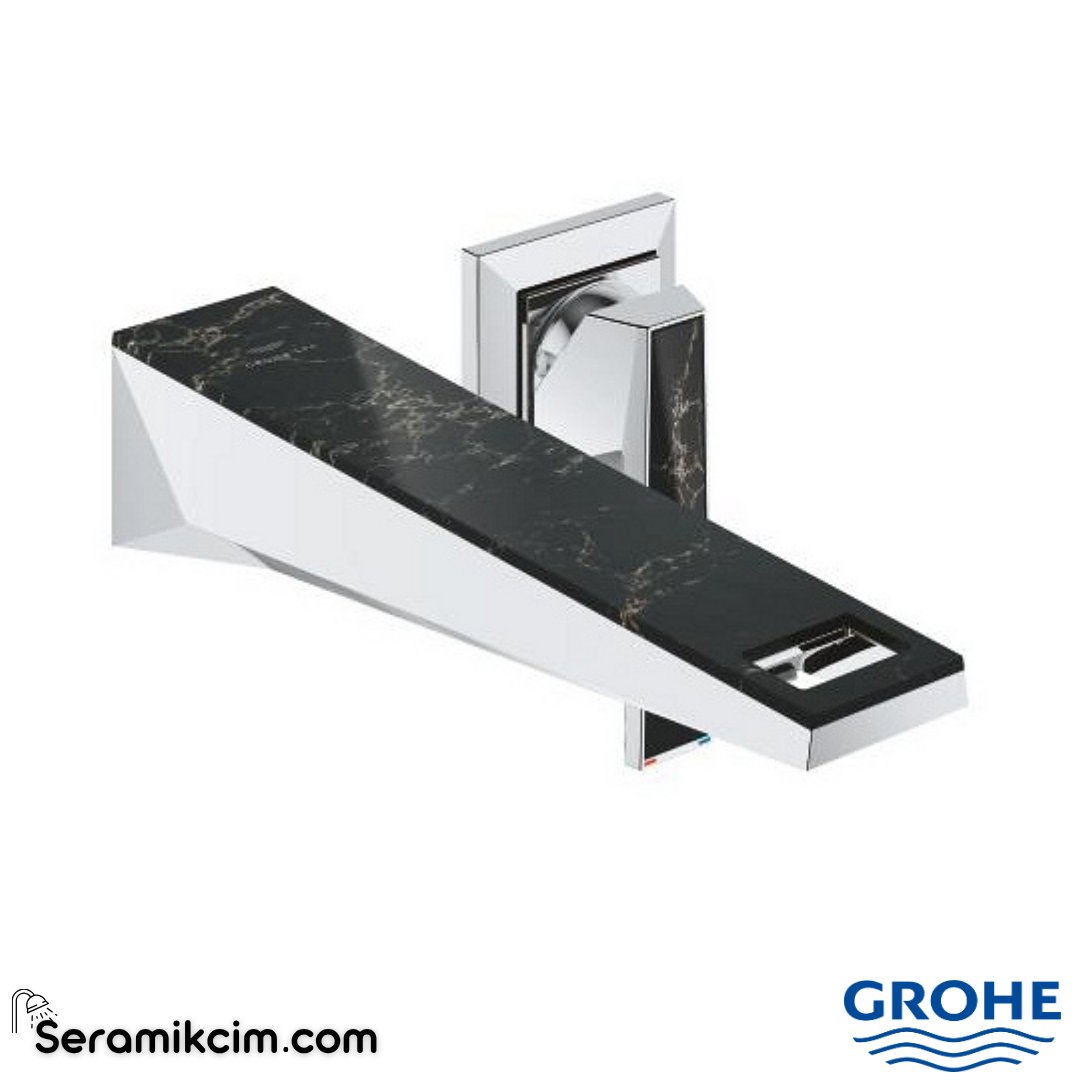 Grohe Allure Brilliant Private Collection 2 Delikli Duvardan Ankastre Lavabo Bataryası M-Boy (Sıva Üstü Grubu) Krom 29521000 - 29521000