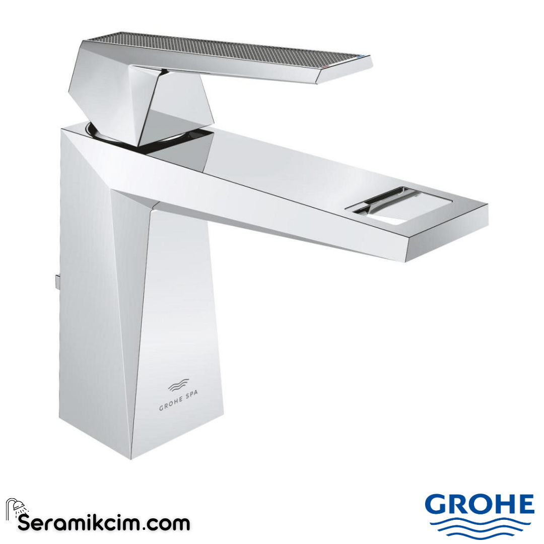 Grohe Allure Brilliant Private Collection M-Boy Lavabo Bataryası, Sifon Kumandalı Krom 24397000 - 24397000