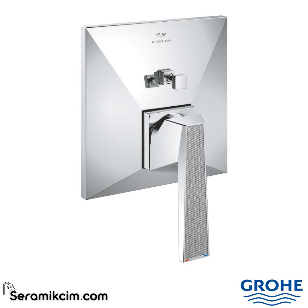 Grohe Allure Brilliant Private Collection Ankastre Banyo ve Duş Bataryası (Sıva Üstü Grubu) Krom 24425000 - 24425000