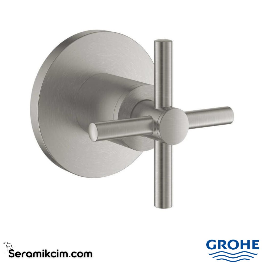 Grohe Atrio Ankastre Stop Valf (Sıva Üstü Grubu), Paslanmaz Çelik 29396DC0 - 29396DC0