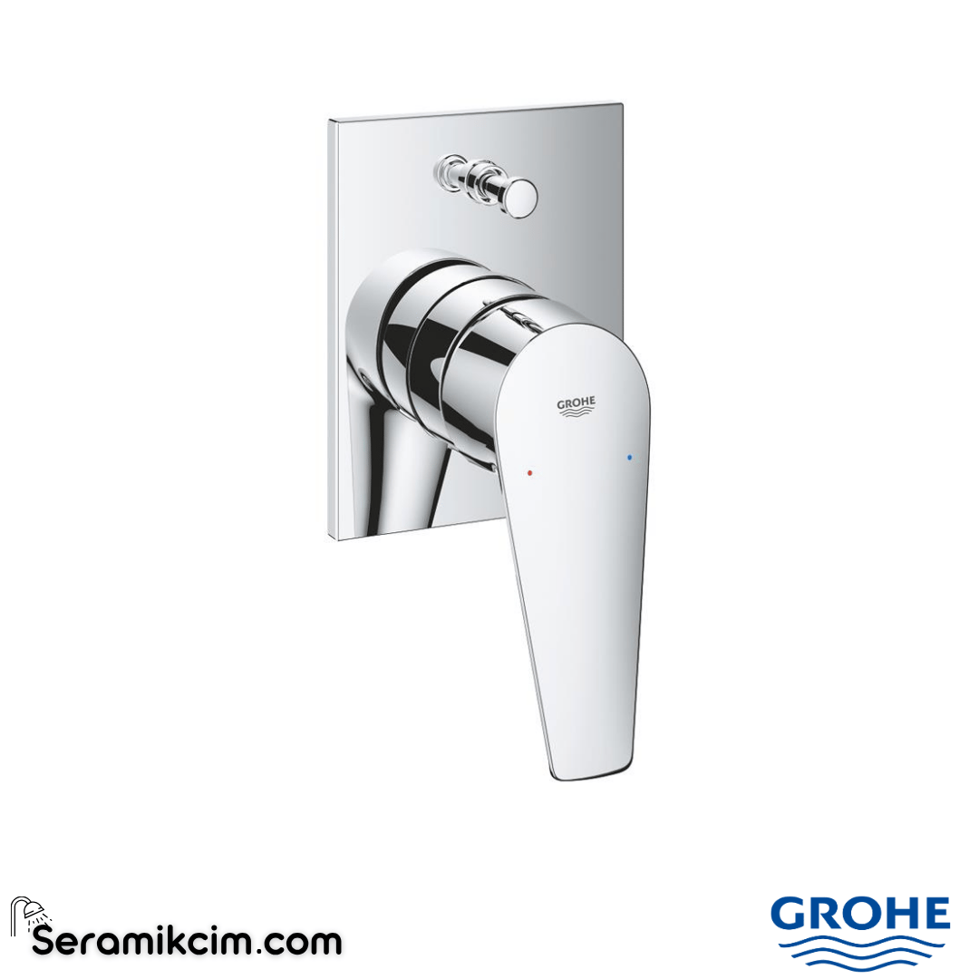 Grohe BauEdge Ankastre Banyo Bataryası Krom 29353001