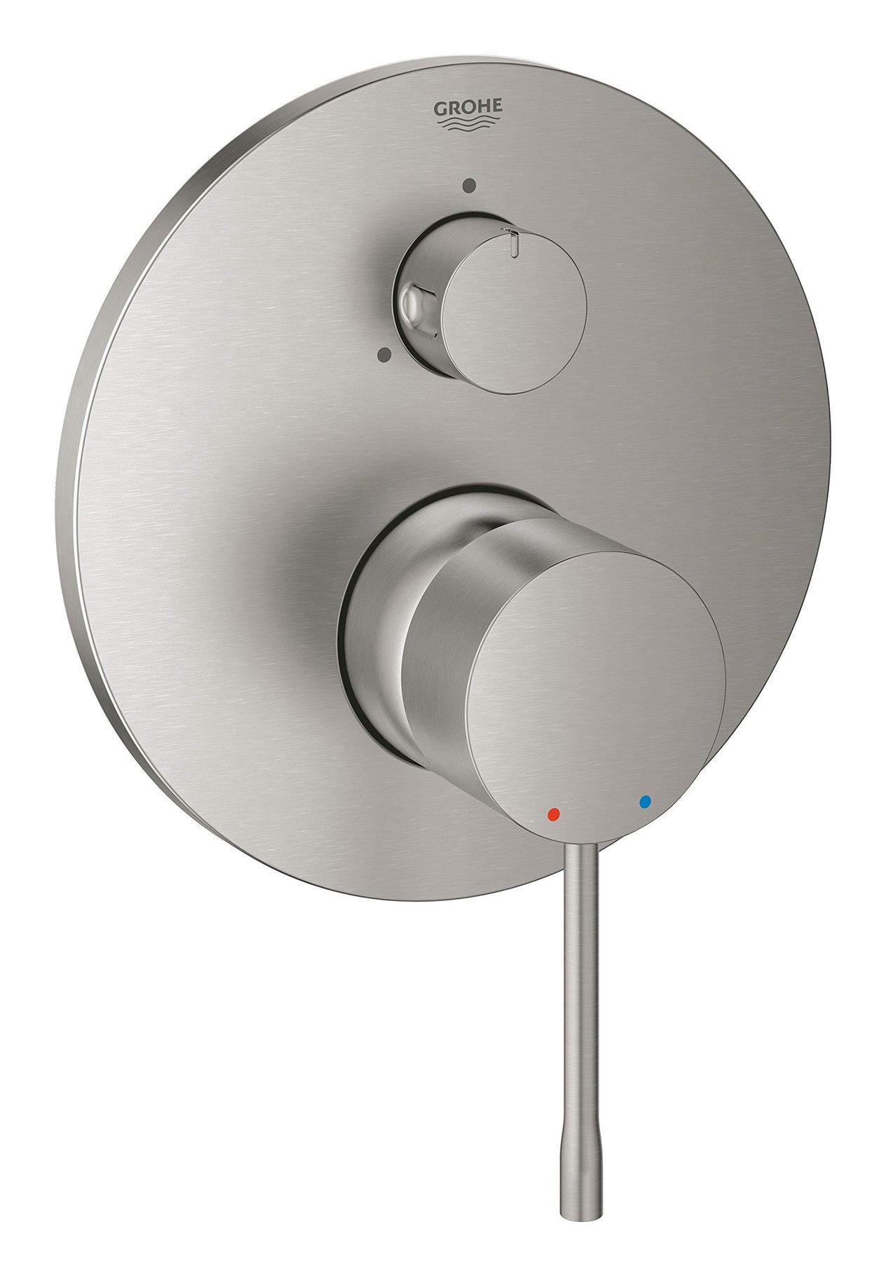 Grohe Essence Ankastre Banyo/Duş Bataryası (Sıva Üstü Grubu), 3 Yollu, Paslanmaz Çelik - 24092DC1 - 24092DC1