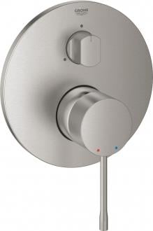 Grohe Essence Ankastre Banyo/Duş Bataryası (Sıva Üstü Grubu), 3 Yollu, Paslanmaz Çelik - 24169DC1 - 24169DC1