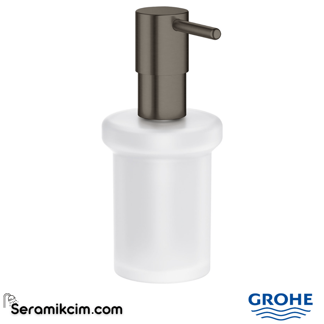 Grohe Essentials Sıvı Sabunluk, Fırçalı Sert Grafit 40394AL1