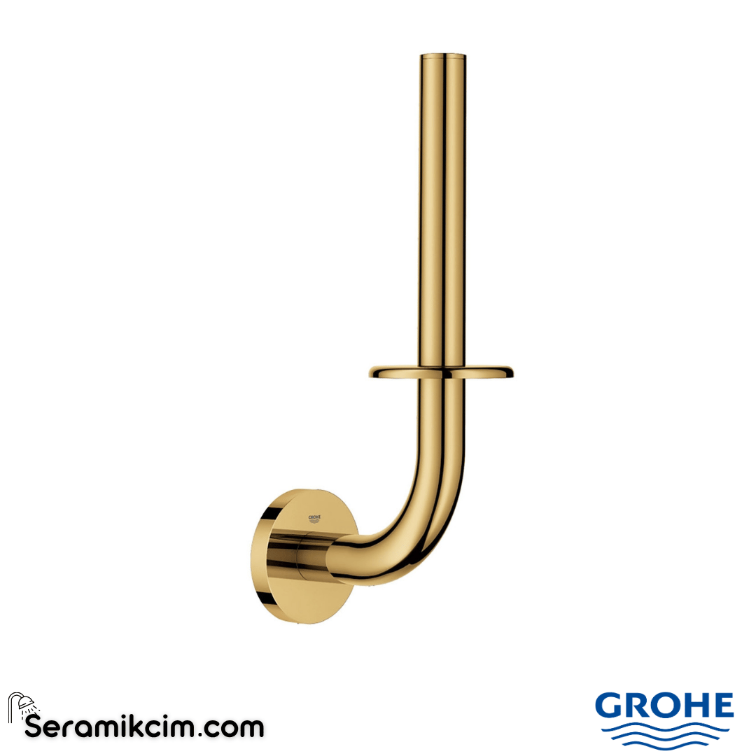 Grohe Essentials Yedek Tuvalet Kağıtlığı, Parlak Altın 40385GL1