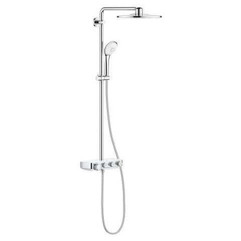 Grohe Euphoria SmartControl 310 Duo Duş Sistemi, Duvara Monte, Termostatik Bataryalı Duş Kolonu, Ay Beyazı - 26507LS0