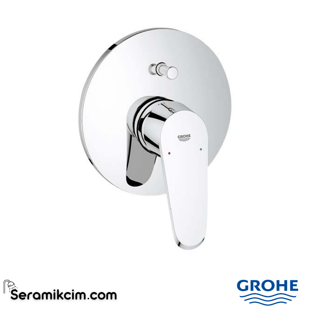 Grohe Eurodisc Cosmopolitan Ankastre Banyo/Duş Bataryası (Sıva Üstü Grubu) Krom 19548002
