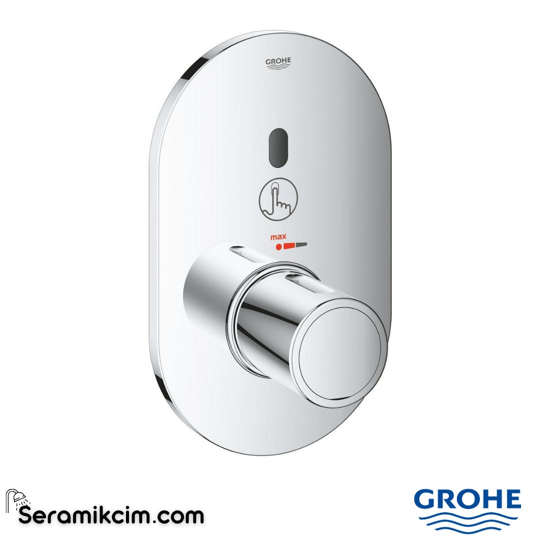Grohe EuroSmart Cosmopolitan E Ankastre Duş Termostatı için Duş Bataryası Krom 36456000
